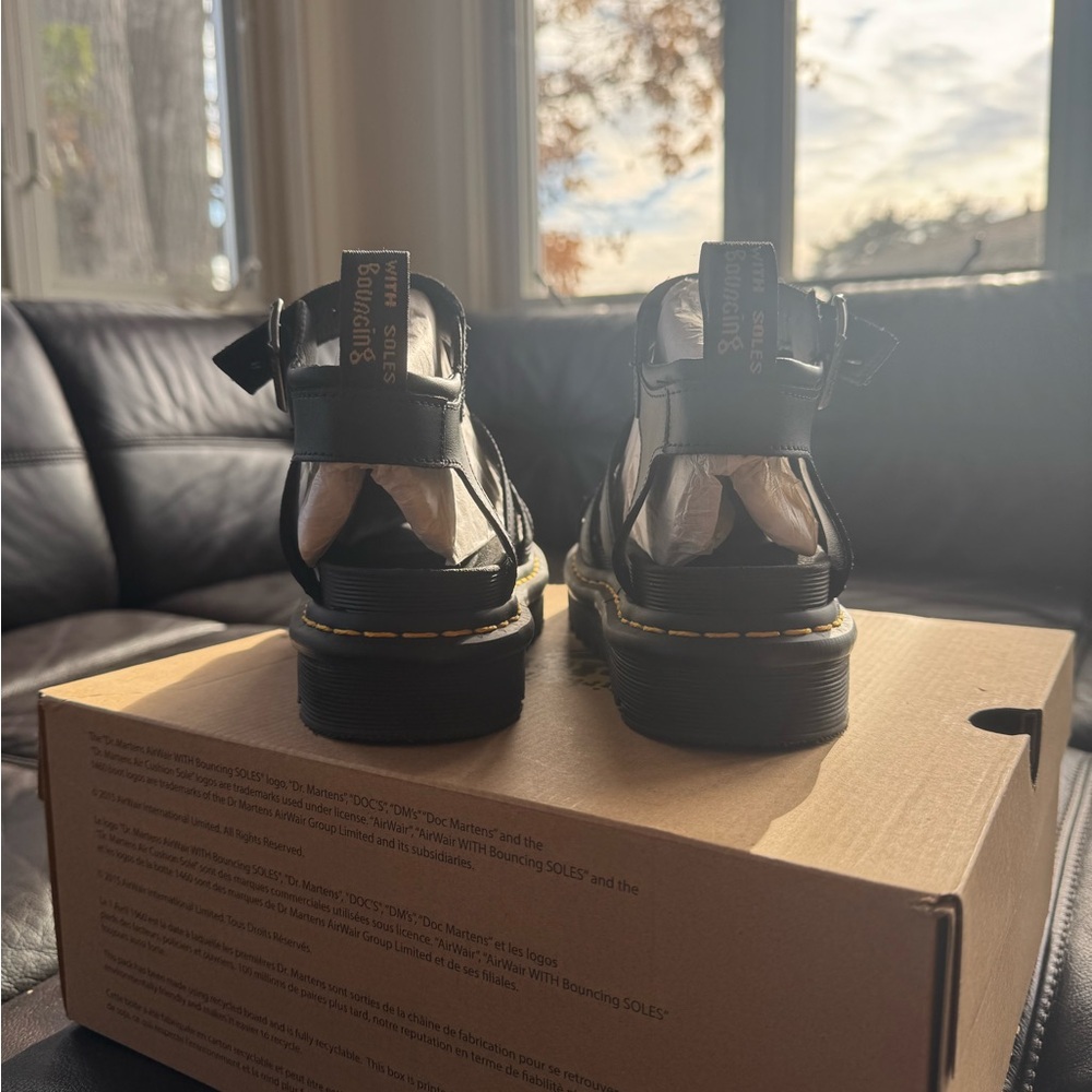 Dr. Martens Black Strappy Footwear - Picture 11 of 16